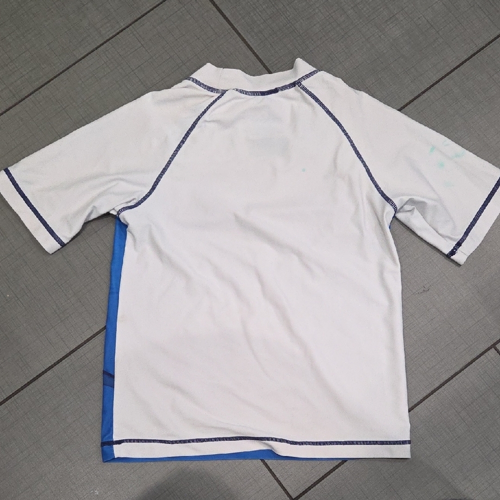 Joe Boxer Shark Rashguard Large 10/12 - Picture 2 of 3